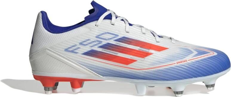 adidas F50 League IJzeren-Nop Voetbalschoenen (SG) Wit Rood Blauw