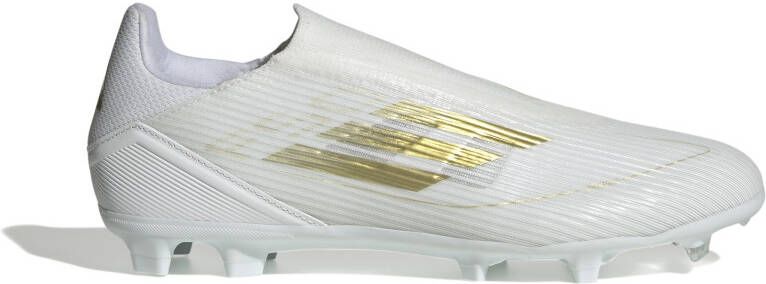 adidas F50 League Veterloze Gras Voetbalschoenen (FG) Wit Goud