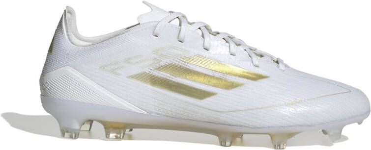 adidas F50 Pro Gras Voetbalschoenen (FG) Wit Goud