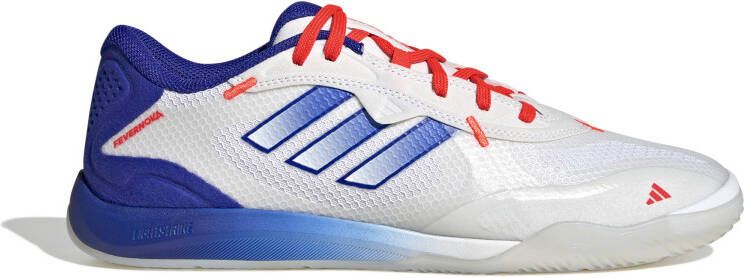 Adidas Fevernova Court Zaalvoetbalschoenen (IN) Wit Blauw Rood