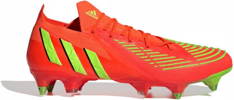 Adidas Predator Edge.1 IJzeren Nop Voetbalschoenen SG Rood Groen