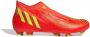 Adidas Predator Edge.3 Firm Ground Veterloze Voetbalschoenen Solar Red Team Solar Green Core Black Dames - Thumbnail 3