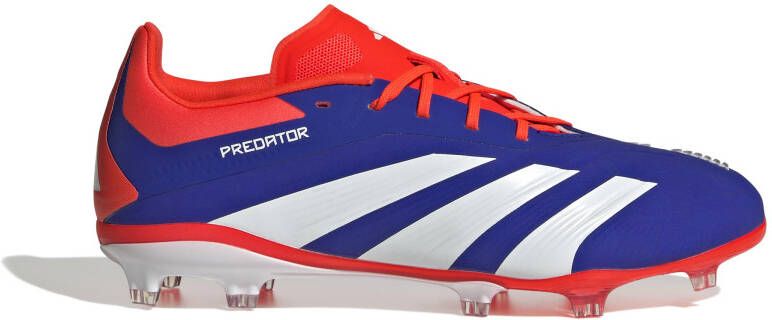 Adidas Predator Elite Gras Voetbalschoenen (FG) Kids Blauw Wit Rood