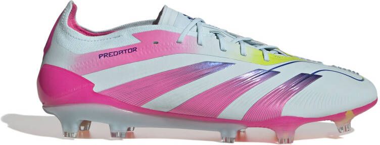 Adidas Predator Elite Gras Voetbalschoenen (FG) Lichtblauw Roze Geel