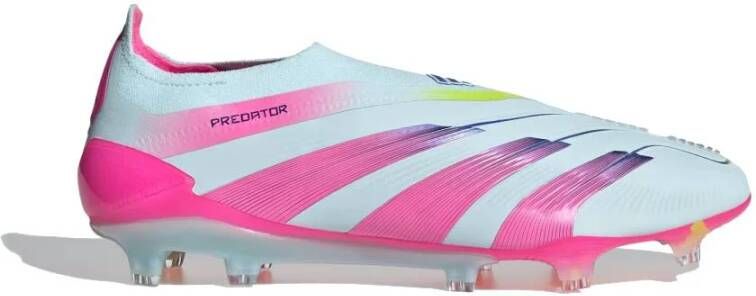 adidas Predator Elite Veterloze Gras Voetbalschoenen (FG) Lichtblauw Roze Geel