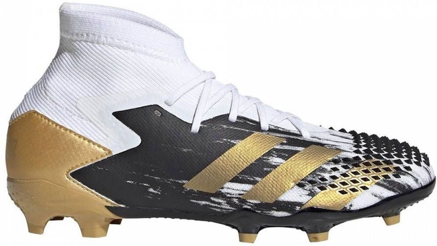 white black and gold adidas predators