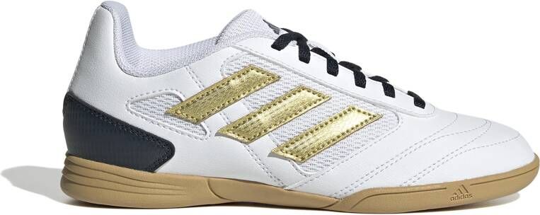 adidas Super Sala 2 Zaalvoetbalschoenen (IN) Kids Wit Zwart Goud