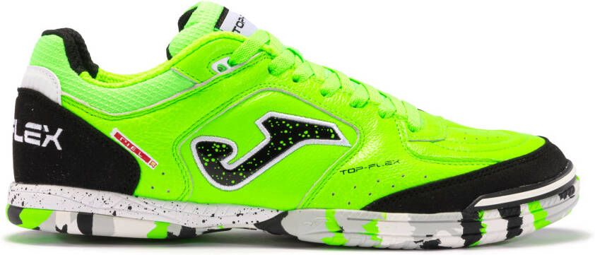 Joma Top Flex Zaalvoetbalschoenen (IN) Groen Zwart Wit