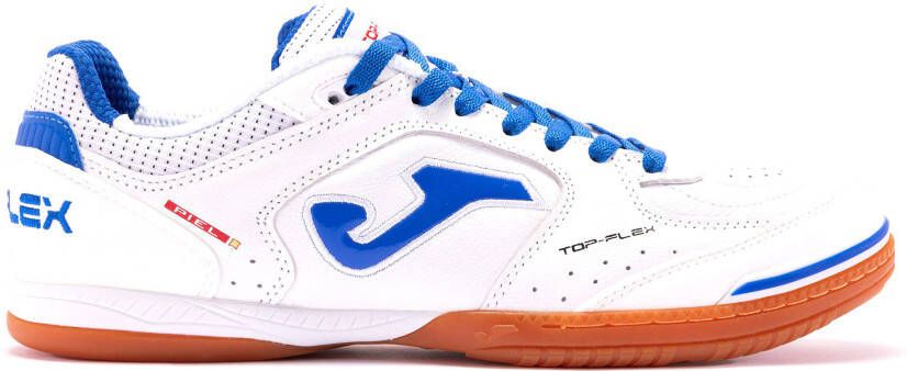 Joma Top Flex Zaalvoetbalschoenen (IN) Wit Blauw Bruin