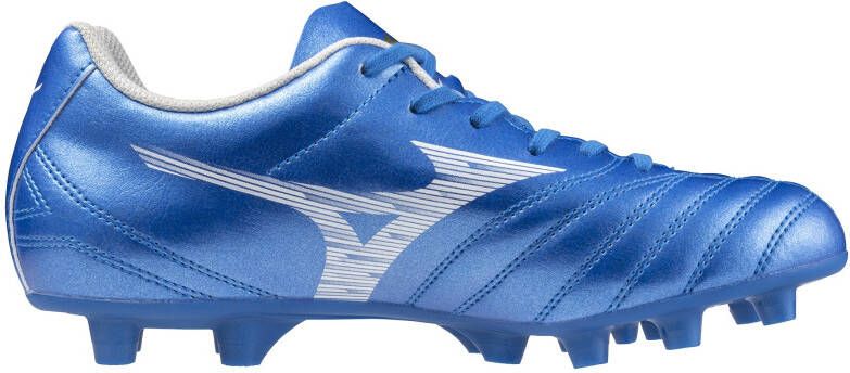 Mizuno Monarcida Neo III Select Gras Voetbalschoenen (FG) Kids Blauw Wit