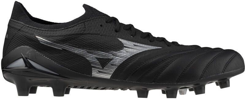 Mizuno Morelia Neo IV Beta Elite Gras Voetbalschoenen (FG) Zwart Zilver