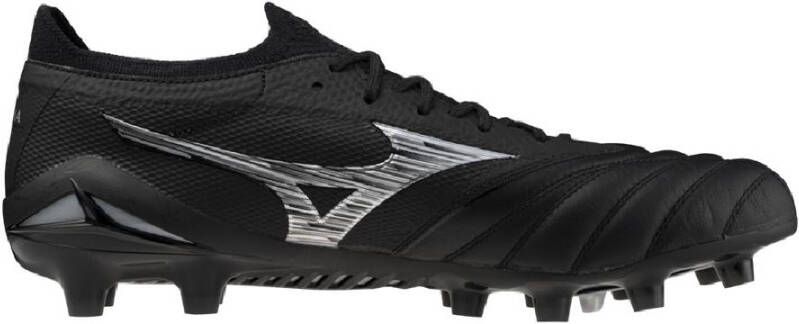 Mizuno Morelia Neo IV Beta Japan Gras Voetbalschoenen (FG) Zwart Zilver