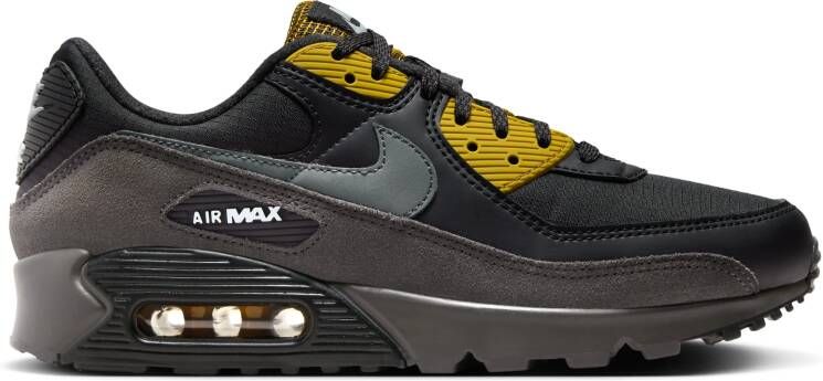 Nike Air Max 90 Sneakers Zwart Geel Grijs