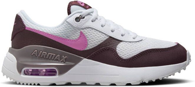 Nike Air Max Systm Sneakers Kids Wit Roze Bordeauxrood