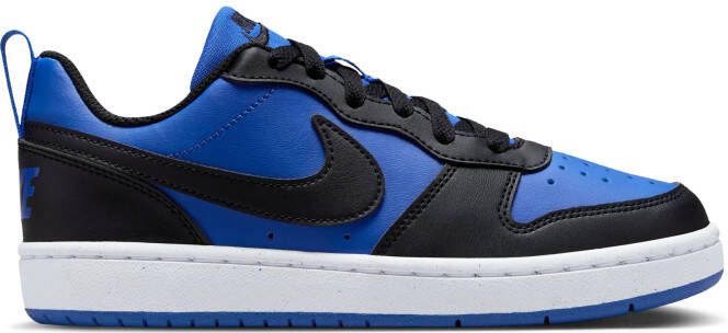 Nike Court Borough Low Recraft GS Sneakers Kids Blauw Zwart Wit