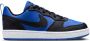 Nike Court Borough Low Recraft GS Sneakers Kids Blauw Zwart Wit - Thumbnail 2