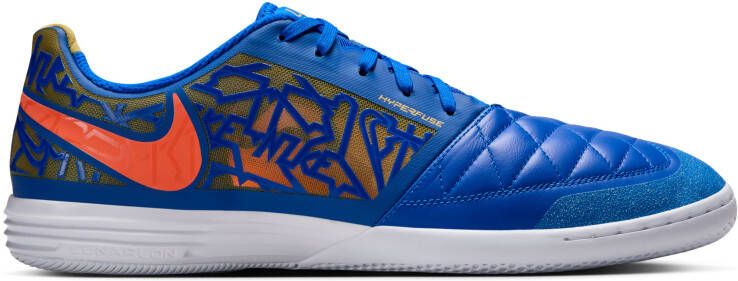 Nike Lunar Gato II Zaalvoetbalschoenen (IN) Blauw Oranje Wit