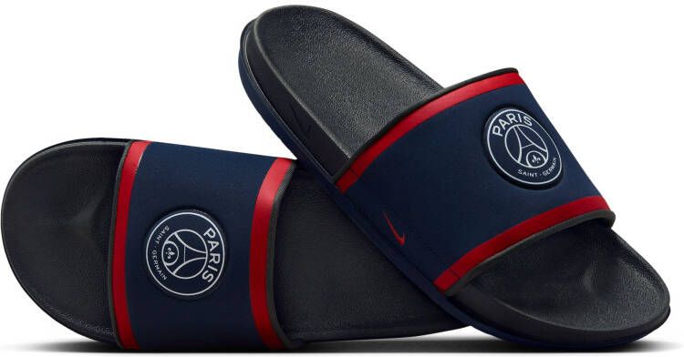 Nike Paris Saint-Germain Slippers 2024-2025 Donkerblauw Rood