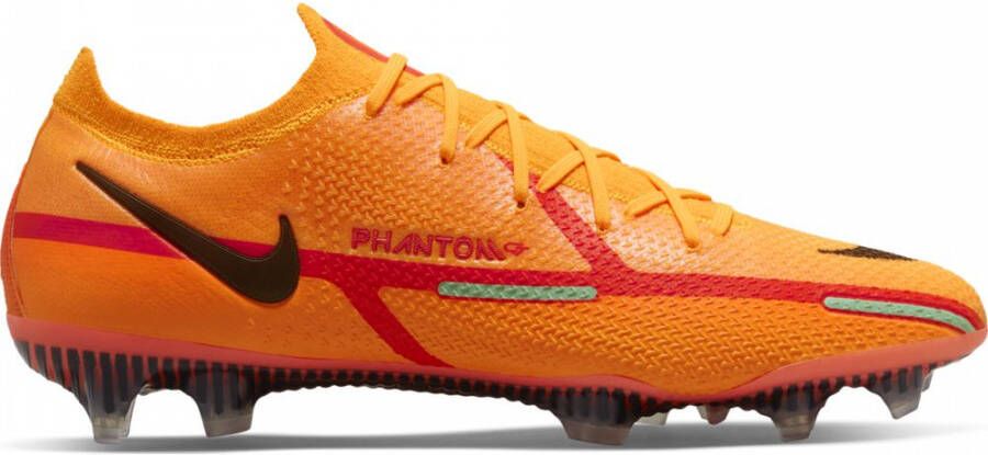 Nike Phantom GT 2 Elite Gras Voetbalschoenen(FG)Oranje Rood Zwart