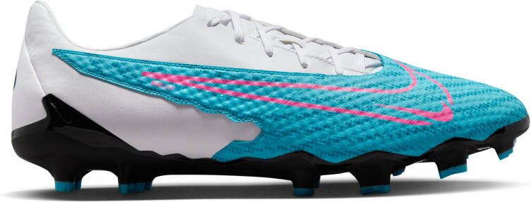 Nike Phantom GX Academy Gras Kunstgras Voetbalschoenen (MG) Wit Felblauw Felroze