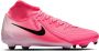 Nike Phantom Luna II Academy Gras Kunstgras Voetbalschoenen (MG) Felroze Lichtroze Zwart - Thumbnail 2