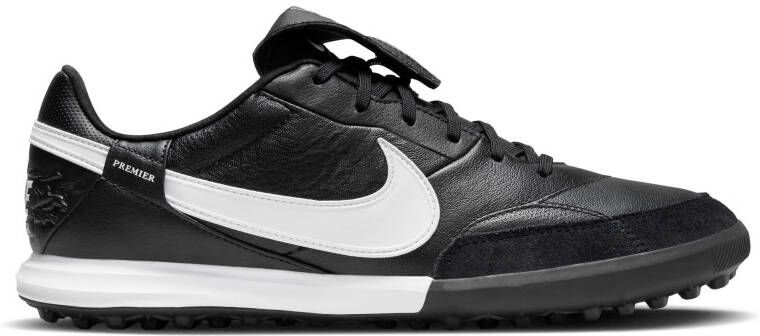 Nike Premier III Turf Voetbalschoenen (TF) Zwart Wit Zwart