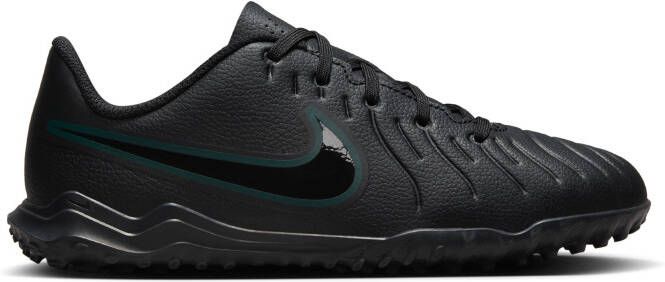 Nike Tiempo Legend 10 Club Turf Voetbalschoenen (TF) Kids Zwart Donkergroen