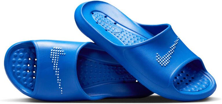 Nike Victori One Douche Slippers Blauw Wit