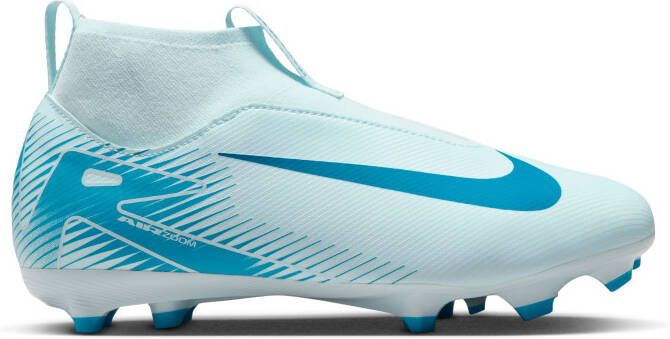 Nike Zoom Mercurial Superfly 10 Academy Gras Kunstgras Voetbalschoenen (MG) Kids Lichtblauw Blauw