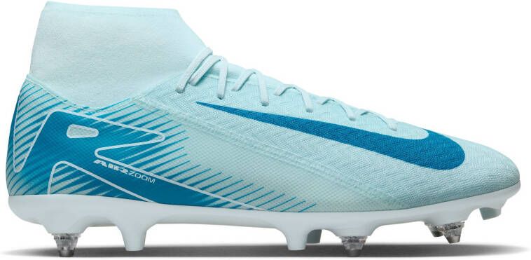 Nike Zoom Mercurial Superfly 10 Academy IJzeren-Nop Voetbalschoenen (SG) Anti-Clog Lichtblauw Blauw