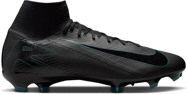 Nike Zoom Mercurial Superfly 10 Pro Gras Voetbalschoenen (FG) Zwart Donkergroen