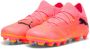 Puma Future 7 Match FG AG Junior voetbalschoenen roze zwart oranje Imitatieleer 32 - Thumbnail 4