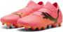 PUMA Future 7 Pro Gras Kunstgras Voetbalschoenen (MG) Roze Zwart Oranje - Thumbnail 2