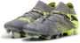 PUMA Future 7 Ultimate Gras Kunstgras Voetbalschoenen (MG) Donkergrijs Geel Zwart - Thumbnail 2