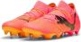 PUMA Future 7 Ultimate Gras Kunstgras Voetbalschoenen (MG) Roze Zwart Oranje - Thumbnail 2