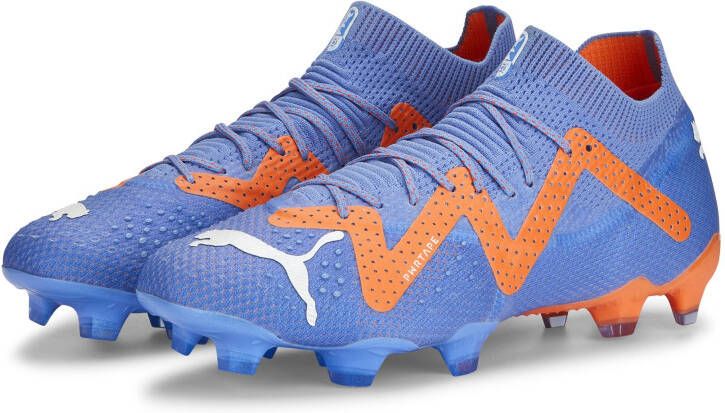 PUMA Future Ultimate Gras Kunstgras Voetbalschoenen (MG) Dames Blauw Oranje Wit