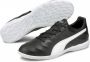 PUMA King Pro 21 Zaalvoetbalschoenen (IT) Zwart Wit - Thumbnail 2