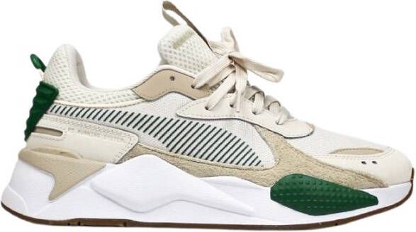 PUMA RS-X Sneakers Suede Beige Lichtbruin Groen