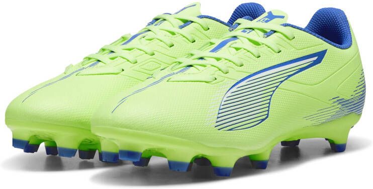 PUMA Ultra 5 Play Gras Kunstgras Voetbalschoenen (MG) Dames Groen Blauw Zwart Wit