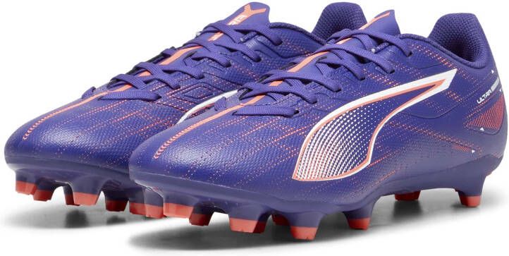 PUMA Ultra 5 Play Gras Kunstgras Voetbalschoenen (MG) Dames Paars Lichtroze Wit