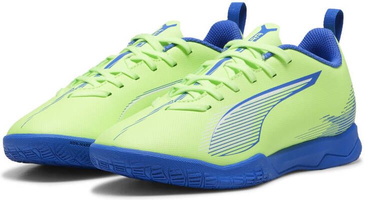 PUMA Ultra 5 Play Zaalvoetbalschoenen (IN) Kids Groen Blauw Zwart Wit