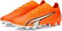 PUMA Ultra Match Gras Kunstgras Voetbalschoenen (MG) Dames Oranje Wit Blauw - Thumbnail 3