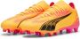 PUMA Ultra Match Gras Kunstgras Voetbalschoenen (MG) Oranje Zwart Roze - Thumbnail 5