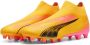 PUMA Ultra Match+ Veterloze Gras Kunstgras Voetbalschoenen (MG) Oranje Zwart Roze - Thumbnail 2