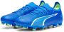 PUMA Ultra Ultimate Gras Kunstgras Voetbalschoenen (MG) Blauw Wit Felgroen - Thumbnail 2