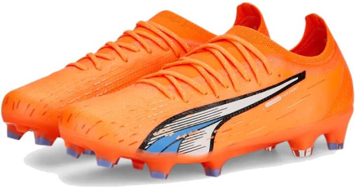 PUMA Ultra Ultimate Gras Kunstgras Voetbalschoenen (MG) Oranje Wit Blauw