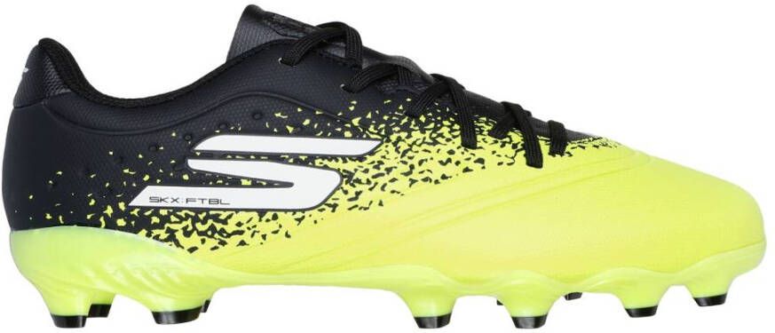 Skechers Razor 1.5 Academy Gras Voetbalschoenen (FG) Geel Zwart