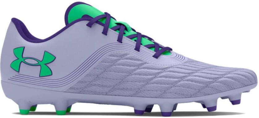 Under Armour Clone Magnetico Pro 3.0 Gras Voetbalschoenen (FG) Paars Groen