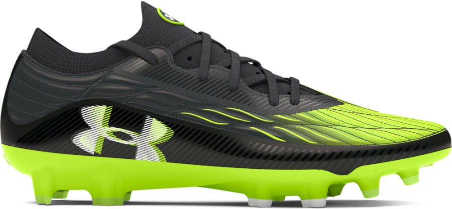 Under Armour Magnetico Elite 4.0 Gras Voetbalschoenen (FG) Zwart Groen