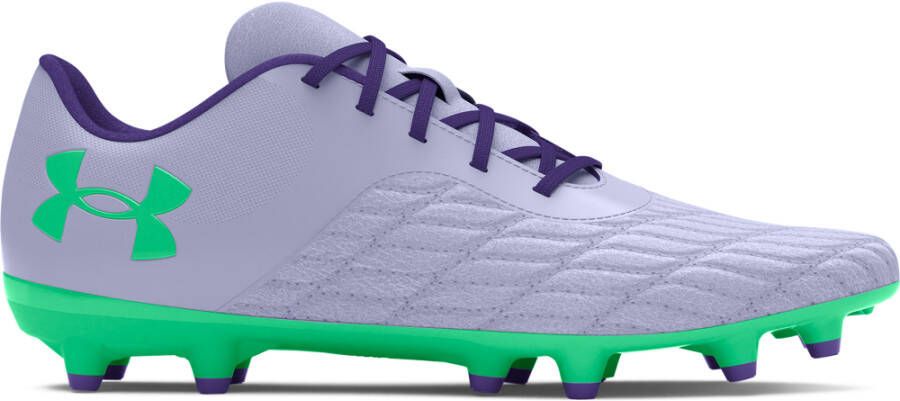 Under Armour Magnetico Select 3.0 Gras Voetbalschoenen (FG) Paars Groen